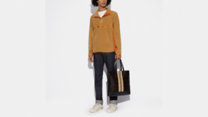 Tui Coach Graham Structured Signature Varsity Stripe 'Gunmetal' 6707-QBMAA