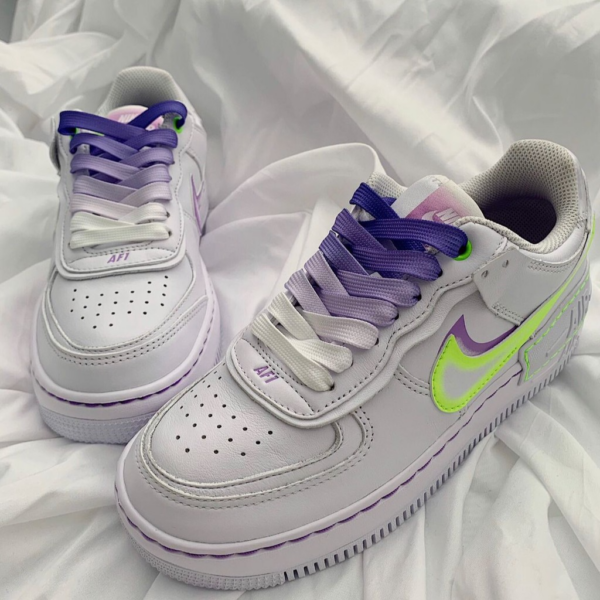 Giày Nike Wmns Air Force 1 Shadow 'White Electric Green' DD9684-100 - Hình ảnh 4