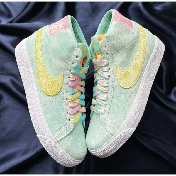 Giày Nike Zoom Blazer Mid Premium SB 'Light Dew Zitron' DA1839-300 - Hình ảnh 11