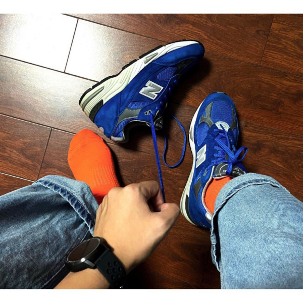 Giày New Balance 991 Made In England 'Royal Blue' M991BLE - Hình ảnh 4