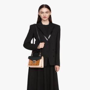 Alternative view of Túi MCM Patricia Bag Visetos Black Cognac Pink MWE9SPA26BK001