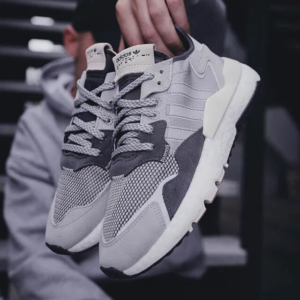 Alternative view of Giày Adidas Nite Jogger 'Triple Grey' G26315