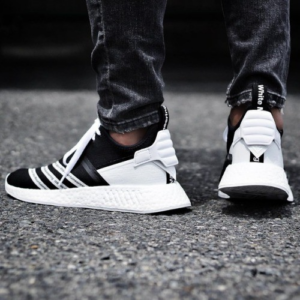 Alternative view of Giày Adidas White Mountaineering x NMD R2 Primeknit 'Core Black' CG3648