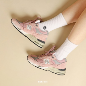 Alternative view of Giày New Balance Wmns 991 Made In England 'Pink' W991PNK