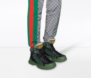 Alternative view of Giày Gucci Flashtrek High 'Black Green' 548714-D6090-1087