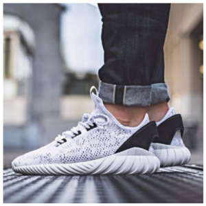 Alternative view of Giày Adidas Tubular Doom Sock Primeknit 'Cookies and Cream' BY3558