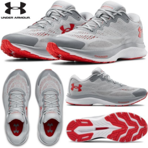 Alternative view of Giày Under Armour Charged Bandit 6 'Mod Grey Versa Red' 3023019-104