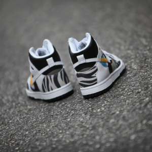 Giay Nike Dunk High See Through 'White Black' DZ7327-001