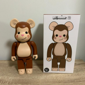 Alternative view of Mô Hình Bearbrick x CLOT Monkey Edison Chen Juice
