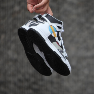 Giay Nike Dunk High See Through 'White Black' DZ7327-001