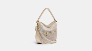 Tui Coach Soft Tabby Hobo In Signature Jacquard 'Brass' C6659-B4SHG