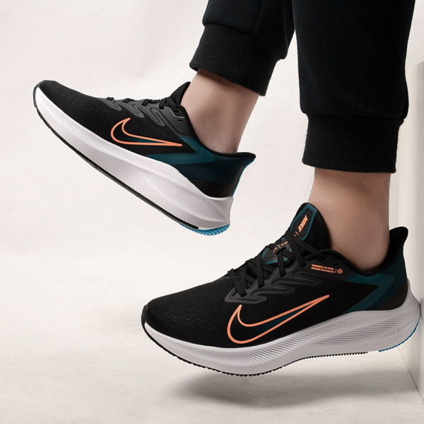 Giày Nike Air Zoom Winflo 7 'Black Atomic Orange' CJ0291-013 - Hình ảnh 2