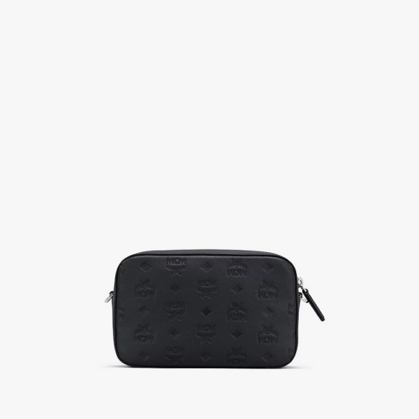 Túi MCM Camera Bag in Monogram Leather MWRASKM01BK001 - Hình ảnh 4