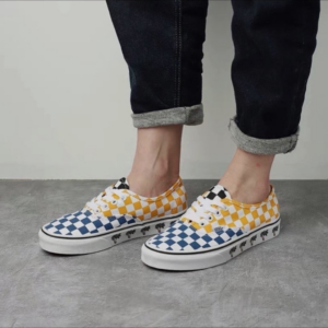 Alternative view of Giày Vans Authentic 'Sidewall Palm Tree Checkerboard' VN0A348A40P