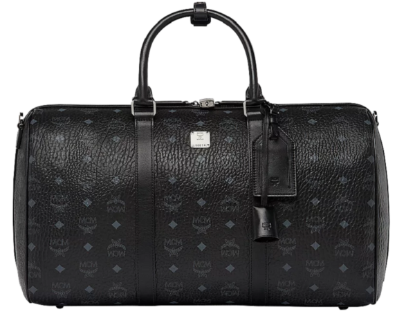 Túi MCM 45cm 17.7" Traveler Weekender In Visetos Black MUV7AVY03BK001