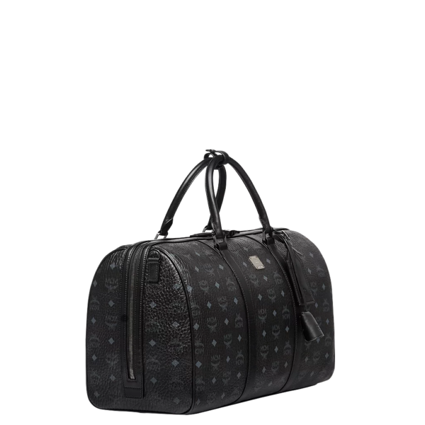 Túi MCM 45cm 17.7" Traveler Weekender In Visetos Black MUV7AVY03BK001 - Hình ảnh 5