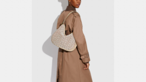 Tui Coach Soft Tabby Hobo In Signature Jacquard 'Brass' C6659-B4SHG