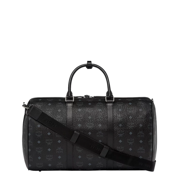 Túi MCM 45cm 17.7" Traveler Weekender In Visetos Black MUV7AVY03BK001 - Hình ảnh 4