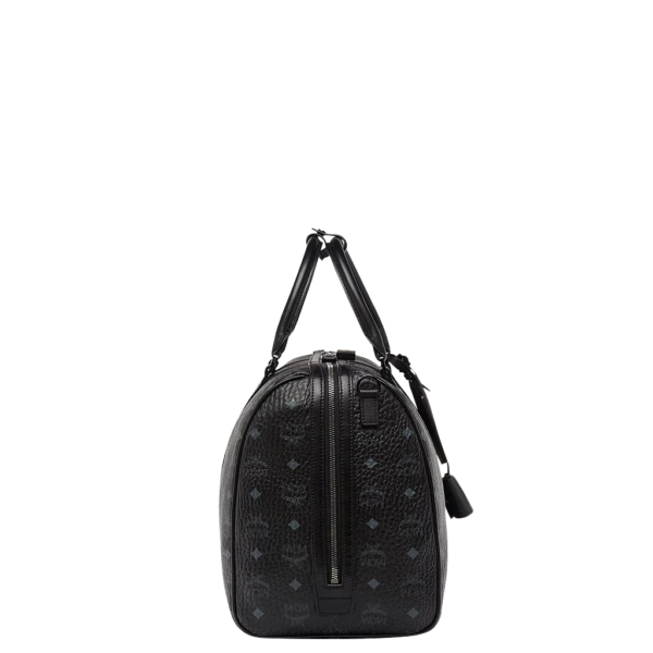 Túi MCM 45cm 17.7" Traveler Weekender In Visetos Black MUV7AVY03BK001 - Hình ảnh 3