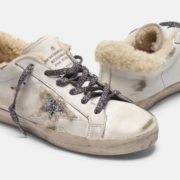 Giày Golden Goose Superstar 'White Lambskin' G35WS590-P90 - Hình ảnh 2