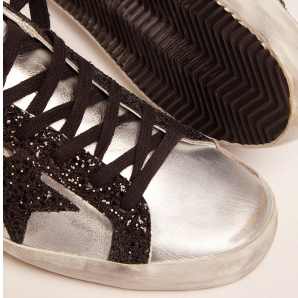 Giày Golden Goose Superstar 'Silver Glitter' GWF00101-F001003-60246 - Hình ảnh 4