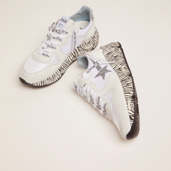 Giày Golden Goose Running Sole 'Zebra Print' GWF00126-F001408-10578 - Ảnh 4