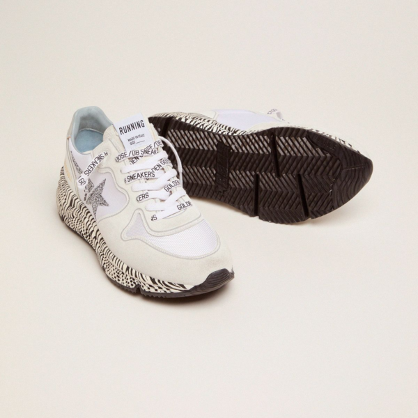 Giày Golden Goose Running Sole 'Zebra Print' GWF00126-F001408-10578 - Ảnh 2