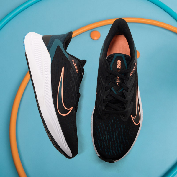 Giày Nike Air Zoom Winflo 7 'Black Atomic Orange' CJ0291-013 - Hình ảnh 5