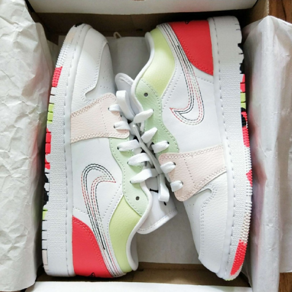 Giày Nike Air Jordan 1 Low GS 'Ember Glow' 554723-176 - Hình ảnh 4