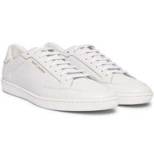 Alternative view of Giày Saint Laurent Court Classic SL10 Perforated White 6032231JZ109030
