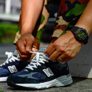 Alternative view of Giày New Balance 993 'Navy White' MR993NV