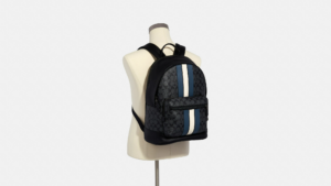 Balo Coach West Backpack Signature Canvas Varsity 'Denim' 3001-QBOH0