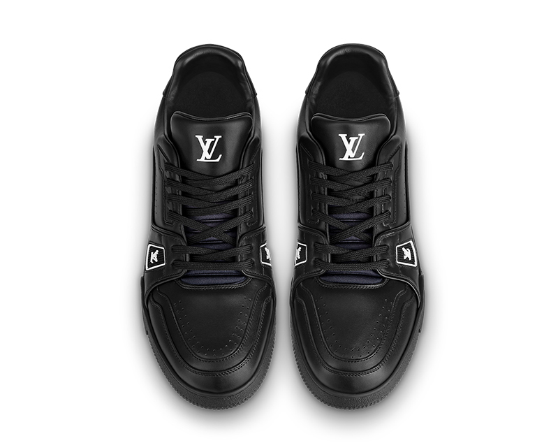 Giày nam Louis Vuitton màu trắng hoa xám gót số Lv Trainer Sneaker GNLV62  siêu cấp like auth 99  HOANG NGUYEN STORE