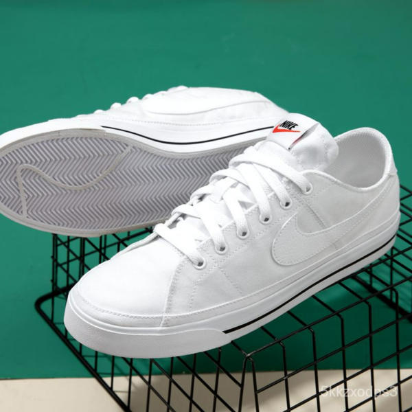 Giày Nike Court Legacy Canvas 'White' CW6539-100 - Hình ảnh 4