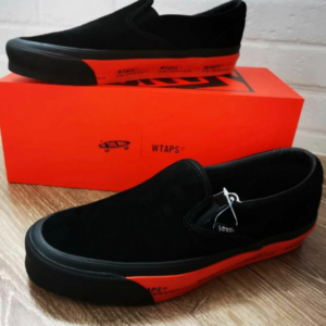 Giay Vans WTAPS x Classic Slip-On LX 'Black Orange' VN0A45JK20E