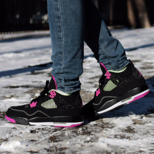 Alternative view of Giày Nike Air Jordan 4 Retro 30th GG 'Fuchsia' 705344-027