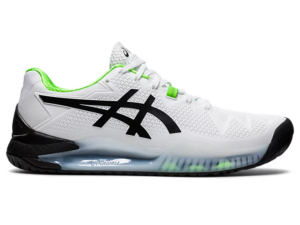 Alternative view of Giày Tennis Asics Gel Resolution 8 'White Green Gecko' 1041A079-105