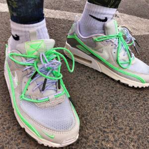 Alternative view of Giày Nike Air Max 90 'Sail Neon Green' CZ9078-010