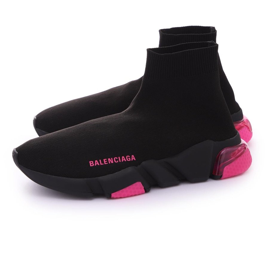 Buy Balenciaga Wmns Speed Trainer 'Clear Sole - Black Pink' - 607543 W05GJ  1051