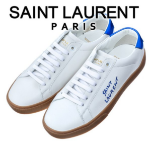 Alternative view of Giày Saint Laurent Court Classic SL 06 Low 'White Pearl Blue' 610649-0ZS70-9587