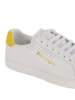 Alternative view of Giày Palm Angels New Tennis 'White Yellow' PMIA056S21LEA001 0118
