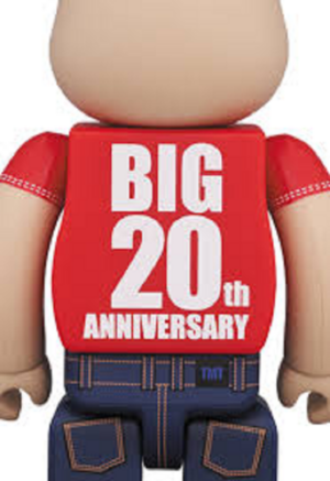 Mo Hinh Bearbrick Tmt 20th Anniv. Ver 100% & 400% Multicolor
