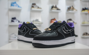 Giay Nike Air Force 1 '07 LV8 EMB World Champions 'Black Iron Grey' DR9866-001