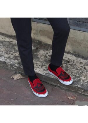 Alternative view of Giày Vans Slip-On Jawbones 'Racing Red' VN0A4BV3TBU