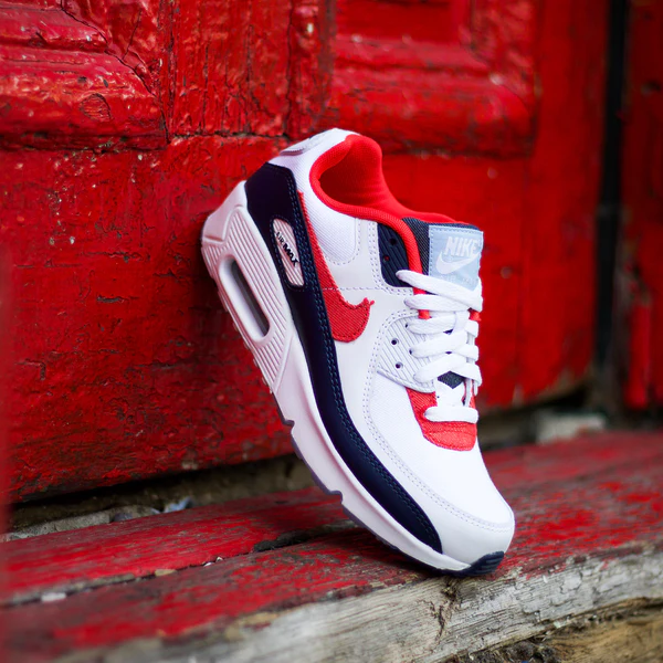 Giày Nike Air Max 90 GS 'USA Denim' DJ5177-100 - Authentic-Shoes