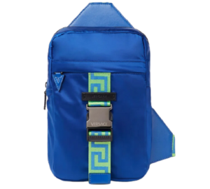 Balo Versace Greca Single Strap Blue Green 1000740-DNYGR3-2UA1E