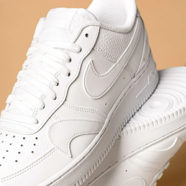 Giày Nike Air Force 1 '07 LV8 'Misplaced Swoosh Triple White' CK7214-100 - Hình ảnh 2