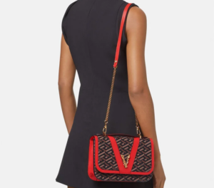 Alternative view of Túi Versace Virtus La Greca 'Red Brown' DBFG985-1A01444-5B35V