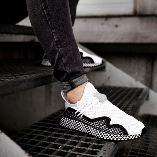 Giày Adidas Deerupt S 'White Black' BD7874 - Ảnh 2