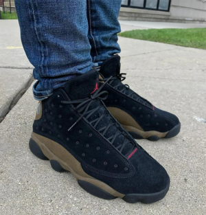 Alternative view of Giày Nike Air Jordan 13 Retro 'Olive' 414571-006